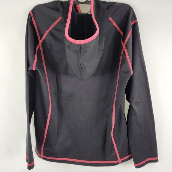 North Face Full Zip Hooded Track Jacket Girls size Large - Picture 2 of 3